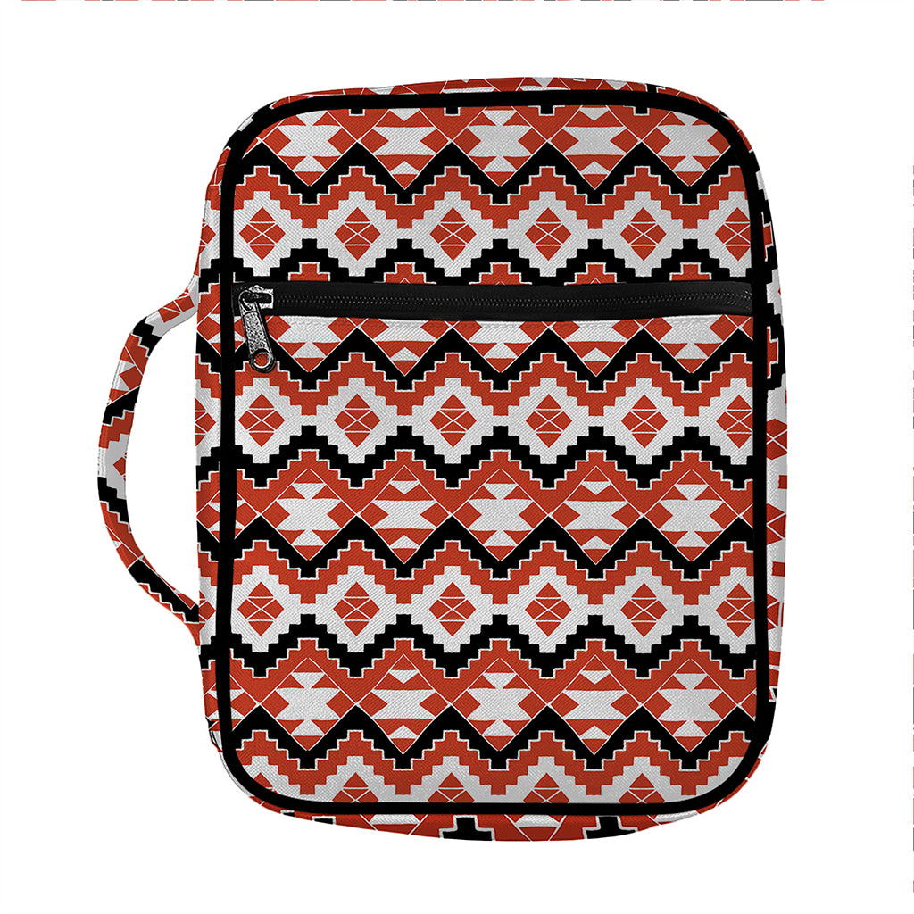Native American Indian Pattern Print Front Pocket Bible Bag