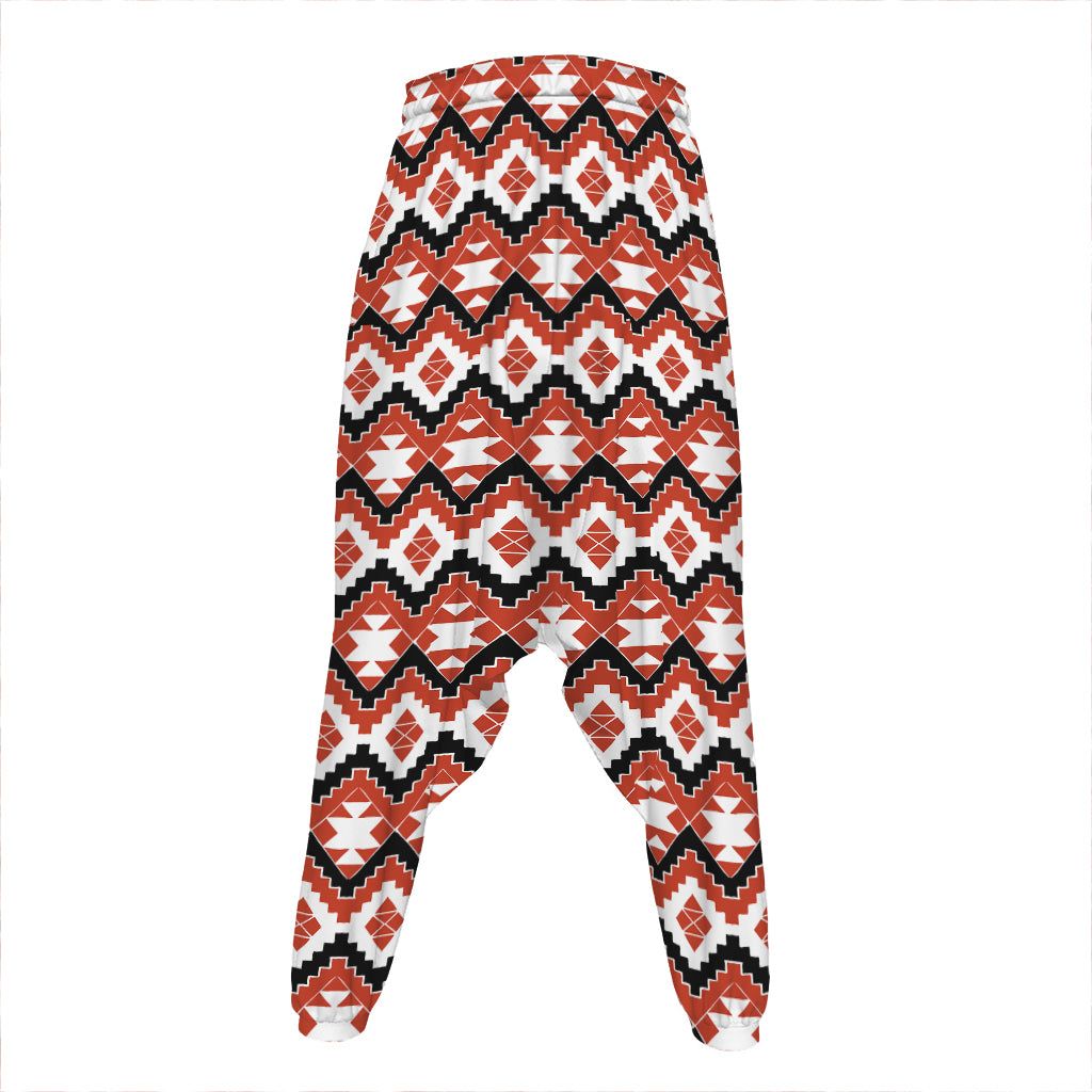 Native American Indian Pattern Print Hammer Pants