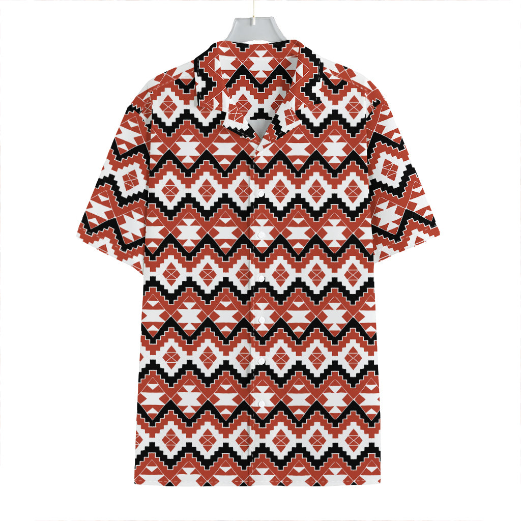 Native American Indian Pattern Print Hawaiian Shirt