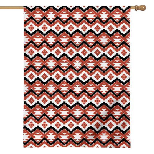 Native American Indian Pattern Print House Flag