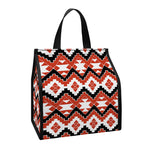 Native American Indian Pattern Print Insulated Lunch Tote