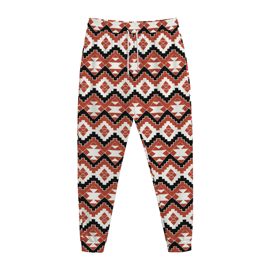Native American Indian Pattern Print Jogger Pants