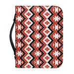 Native American Indian Pattern Print Leather Bible Cover