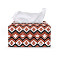 Native American Indian Pattern Print Leather Tissue Box Cover