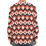 Native American Indian Pattern Print Long Sleeve Baseball Jersey