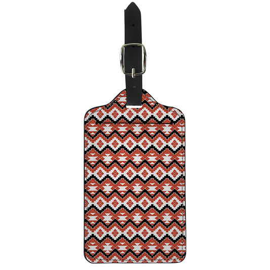 Native American Indian Pattern Print Luggage Tag