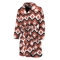Native American Indian Pattern Print Men's Bathrobe