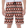 Native American Indian Pattern Print Men's Beach Shorts