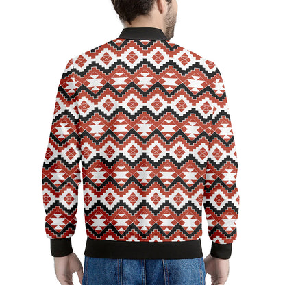 Native American Indian Pattern Print Men's Bomber Jacket