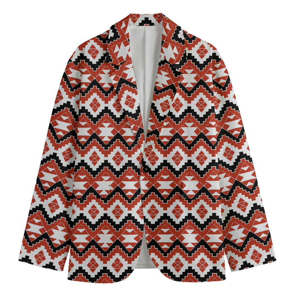 Native American Indian Pattern Print Men's Cotton Blazer
