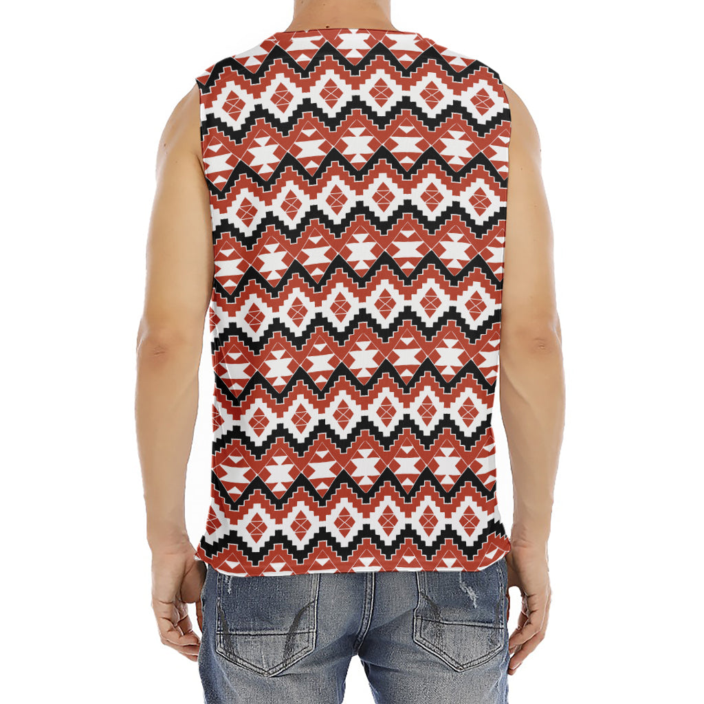 Native American Indian Pattern Print Men's Fitness Tank Top
