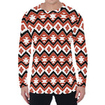 Native American Indian Pattern Print Men's Long Sleeve T-Shirt