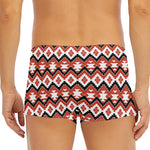 Native American Indian Pattern Print Men's Short Boxer Briefs