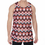 Native American Indian Pattern Print Men's Velvet Tank Top