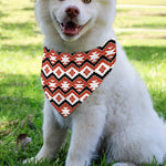 Native American Indian Pattern Print Over The Collar Dog Bandana