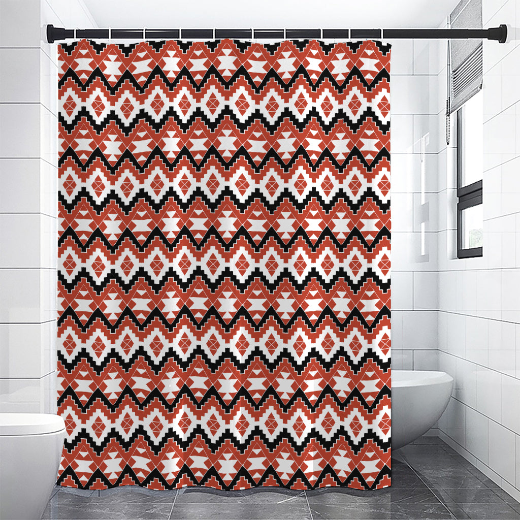 Native American Indian Pattern Print Premium Shower Curtain