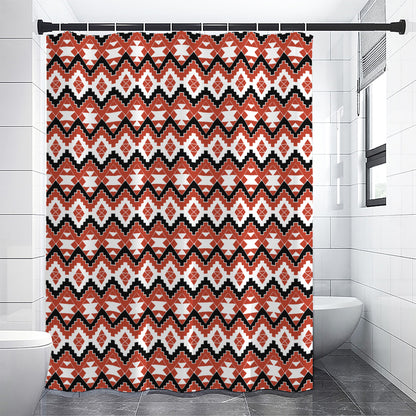 Native American Indian Pattern Print Premium Shower Curtain