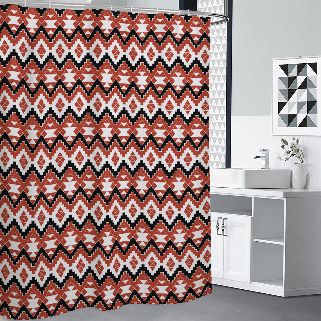 Native American Indian Pattern Print Premium Shower Curtain