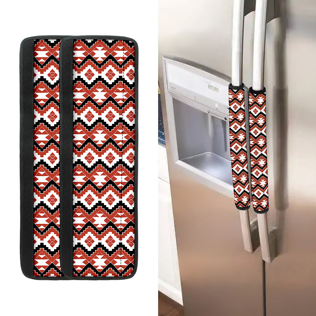 Native American Indian Pattern Print Refrigerator Handle Covers