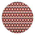 Native American Indian Pattern Print Round Blanket