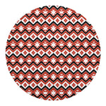 Native American Indian Pattern Print Round Blanket