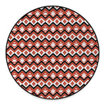 Native American Indian Pattern Print Round Floor Mat