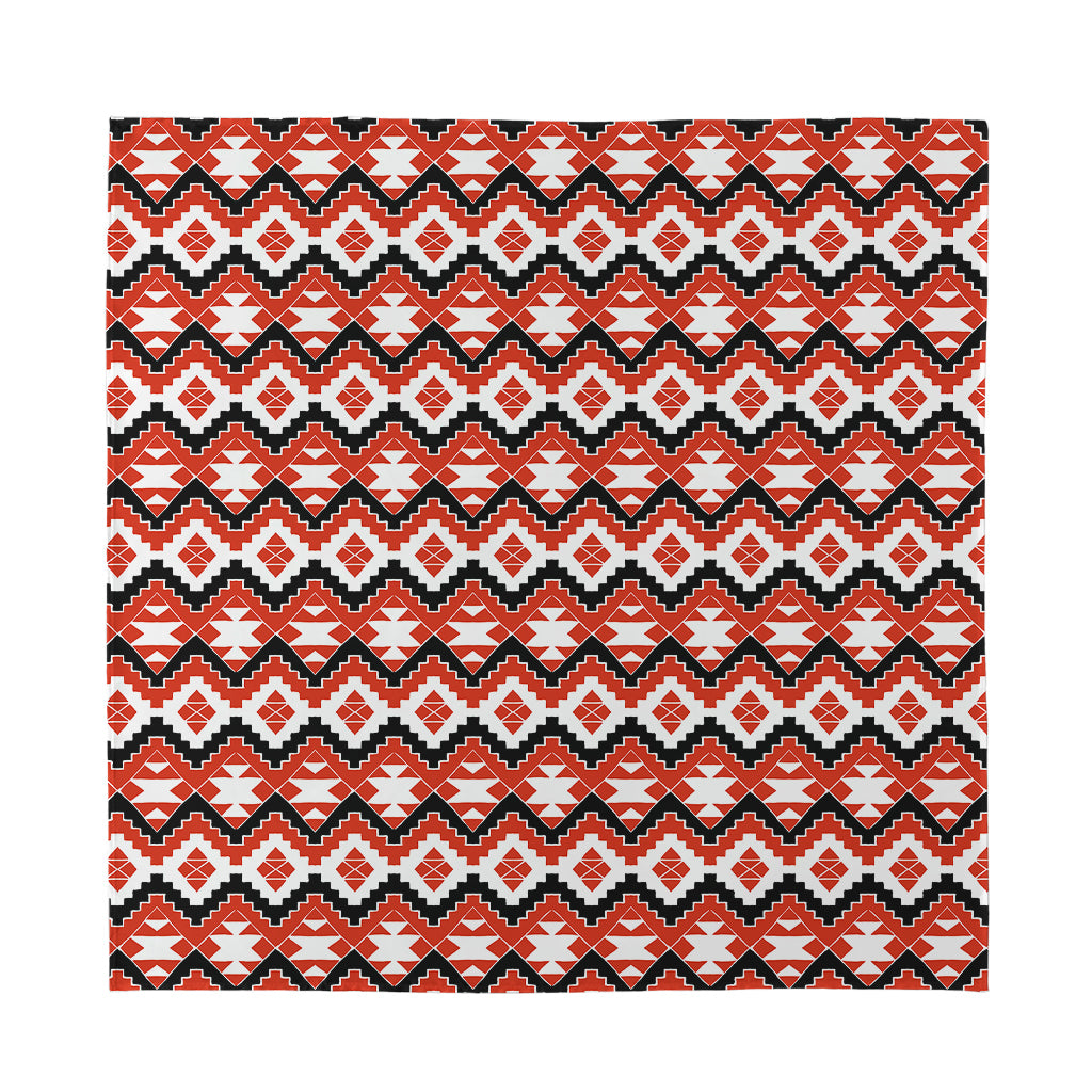 Native American Indian Pattern Print Silk Bandana
