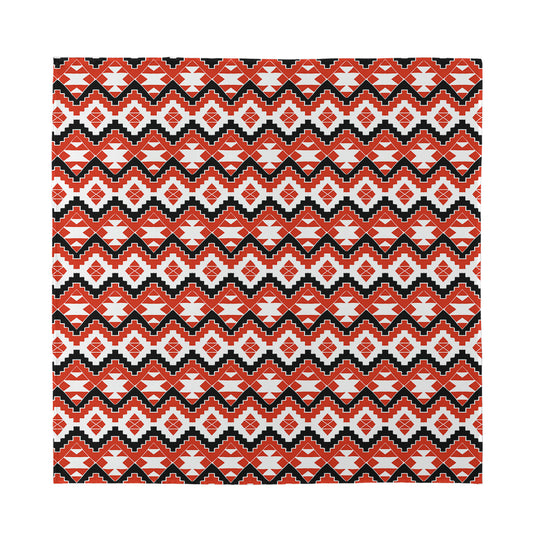 Native American Indian Pattern Print Silk Bandana
