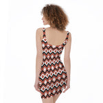 Native American Indian Pattern Print Sleeveless Bodycon Dress