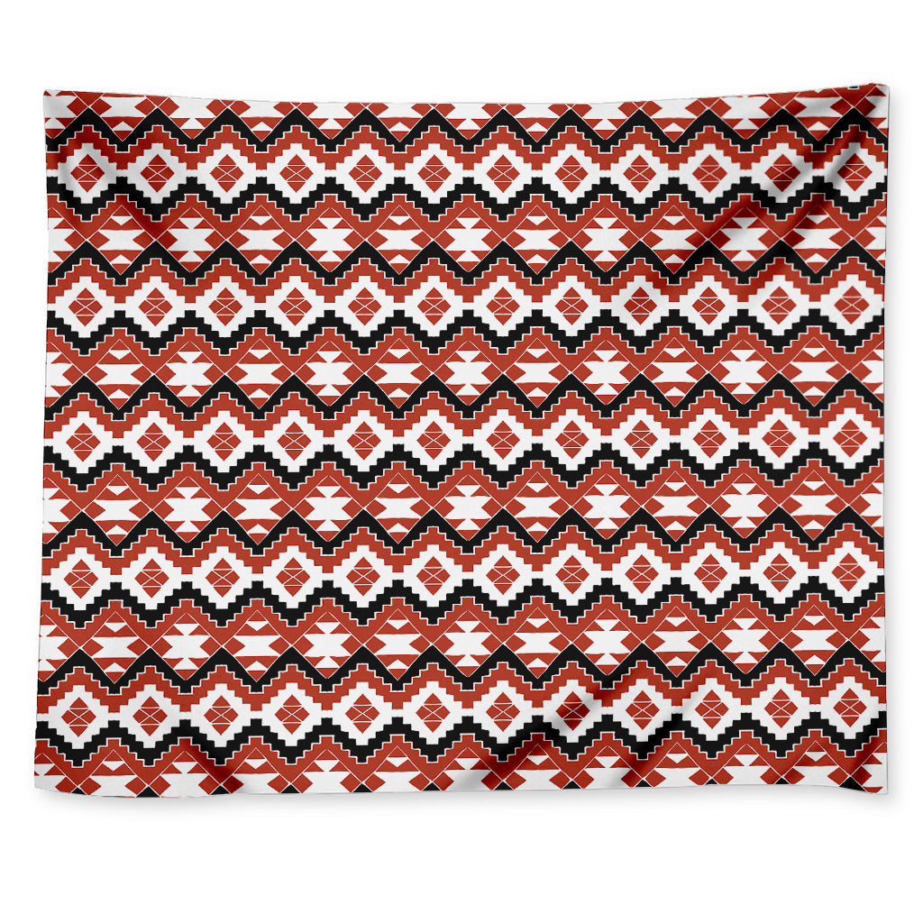 Native American Indian Pattern Print Tapestry