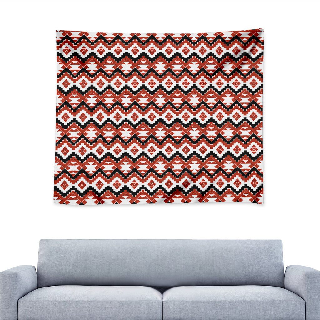 Native American Indian Pattern Print Tapestry