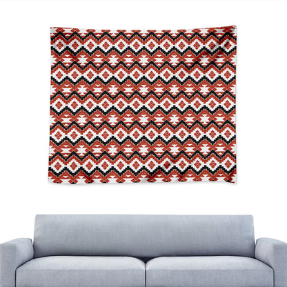 Native American Indian Pattern Print Tapestry