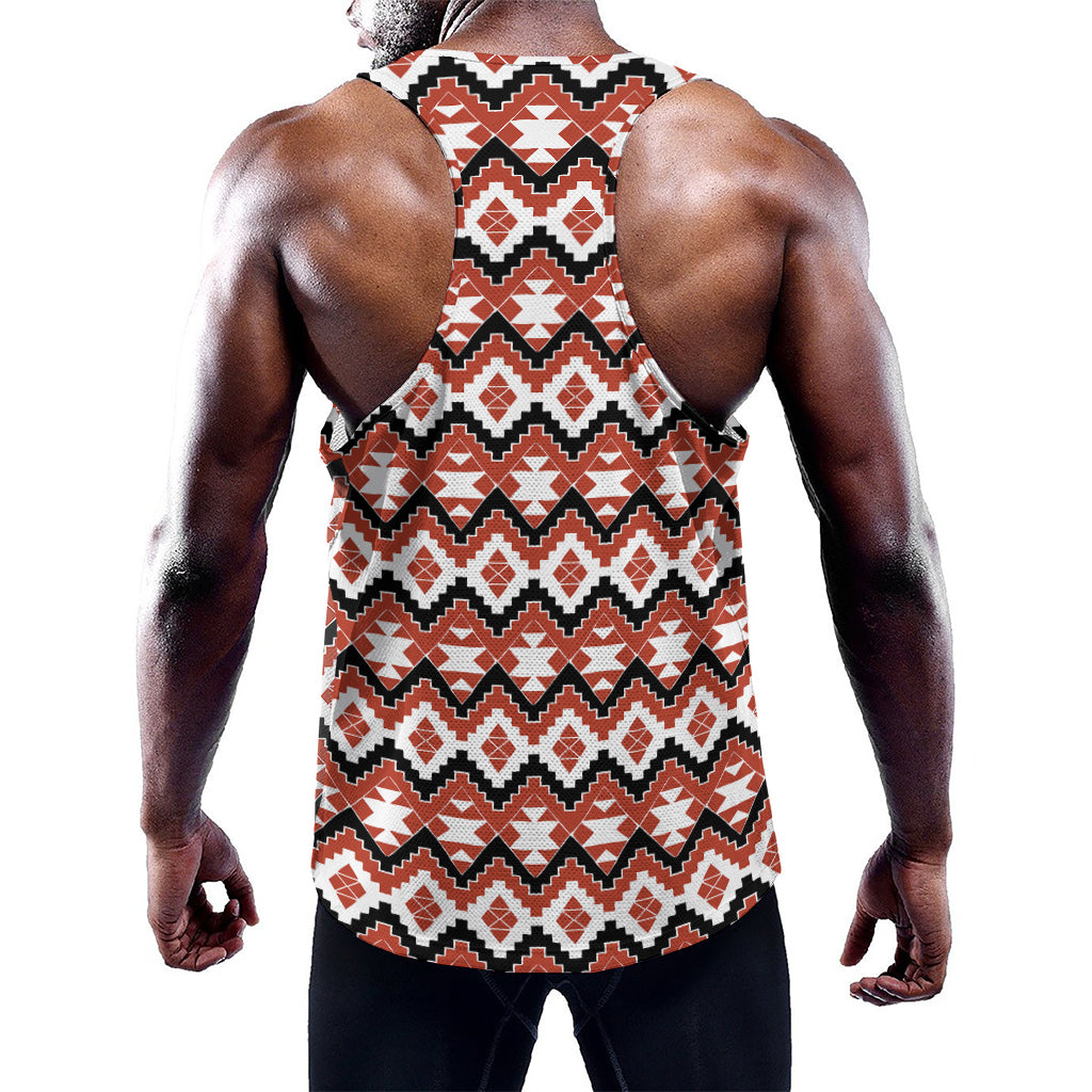 Native American Indian Pattern Print Training Tank Top