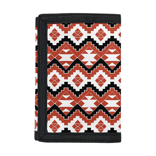 Native American Indian Pattern Print Trifold Wallet