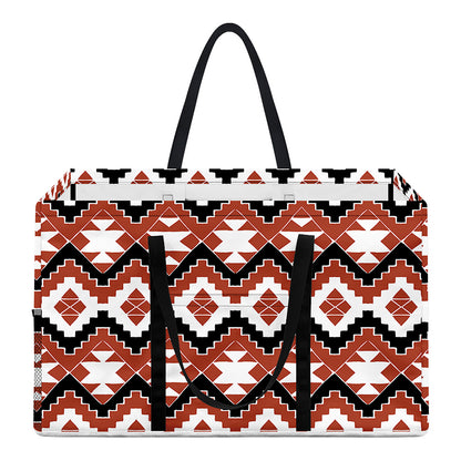 Native American Indian Pattern Print Utility Tote Bag