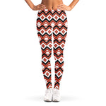 Native American Indian Pattern Print Women's Leggings