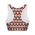 Native American Indian Pattern Print Women's Sports Bra