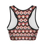 Native American Indian Pattern Print Women's Sports Bra