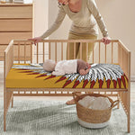 Native American Indian Skull Print Baby Crib Sheet