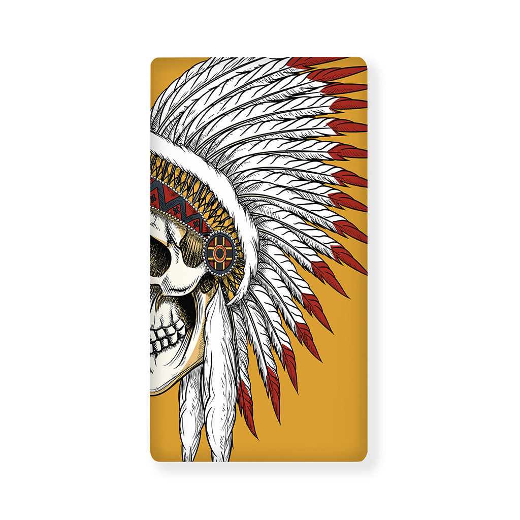 Native American Indian Skull Print Baby Crib Sheet