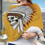 Native American Indian Skull Print Baby Seat Cover