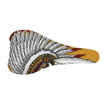 Native American Indian Skull Print Bicycle Seat Cover
