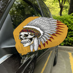 Native American Indian Skull Print Car Side Mirror Covers