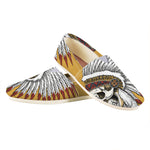Native American Indian Skull Print Casual Shoes