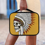 Native American Indian Skull Print Classic Bible Case