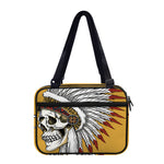 Native American Indian Skull Print Double Strap Bible Bag