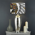 Native American Indian Skull Print Drum Lamp Shade