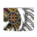 Native American Indian Skull Print Drum Lamp Shade