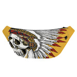 Native American Indian Skull Print Fanny Pack