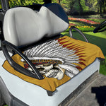 Native American Indian Skull Print Golf Cart Seat Cover